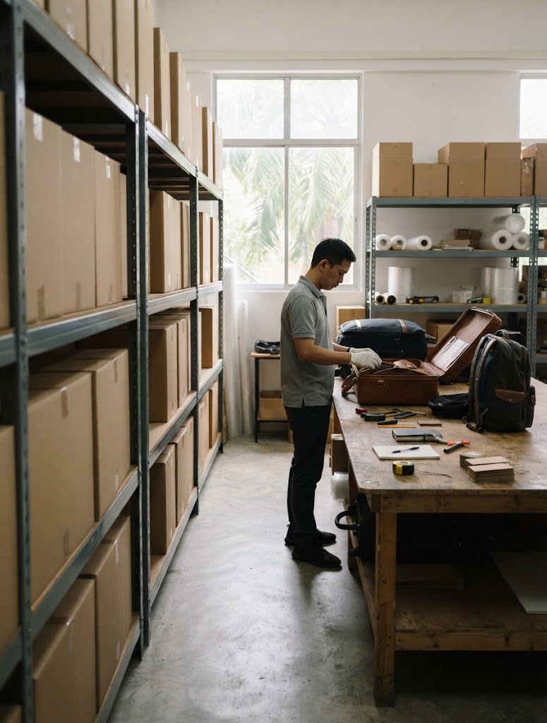 Workshop and warehouse
